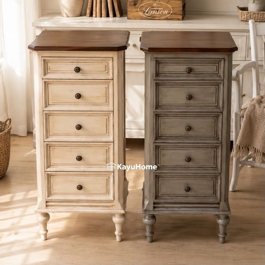 Teak Wood 5-Drawer Chest — official KayuHome catalogue image